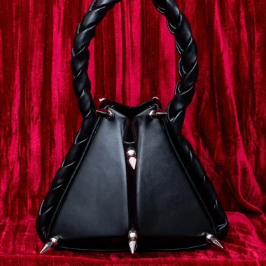 Mortelle Pyramid Spiked Bag