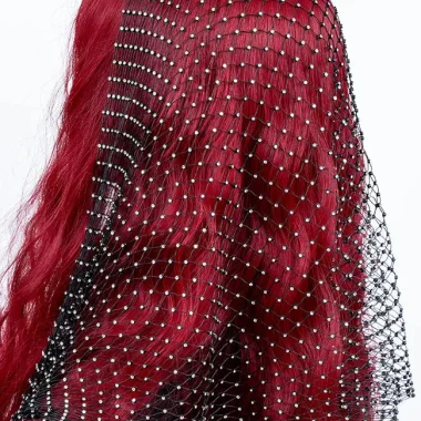 Odessa Sparkling Mesh Hair Scarf