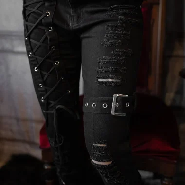 Inquisition Shredded Skinny Jeans