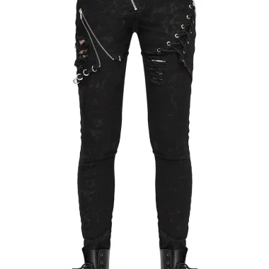 Pierced Punk Skinny Pants